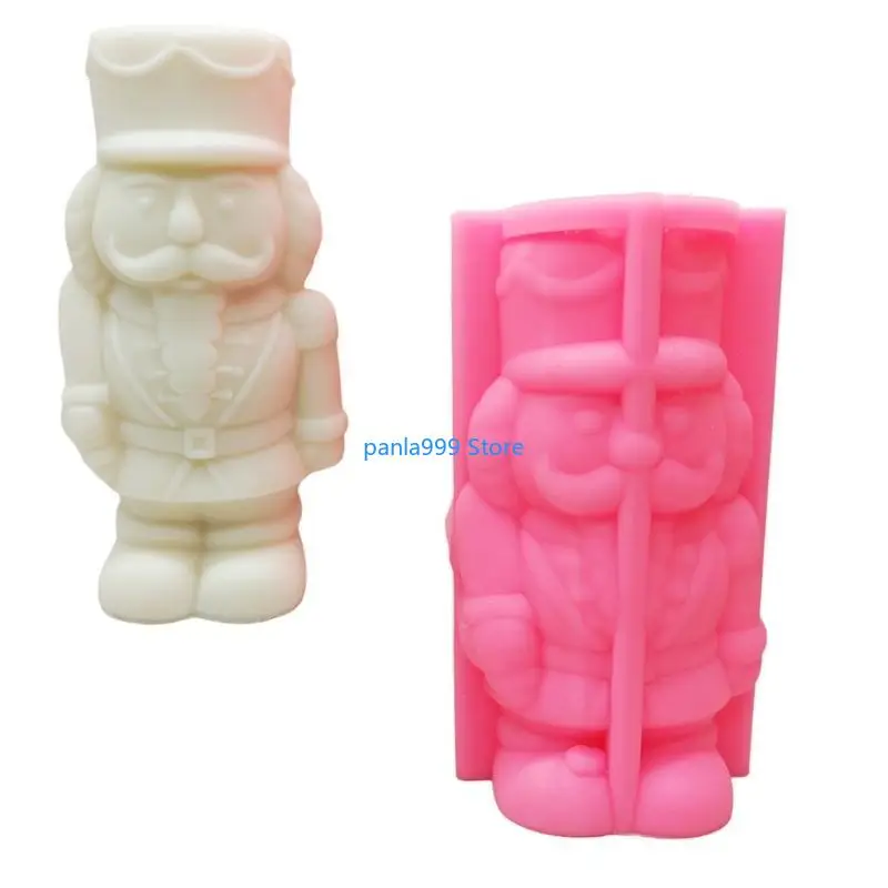 

P0RF Silicone Nutcrackers Mold for Handmade Resin Art, and Clay Sculpting