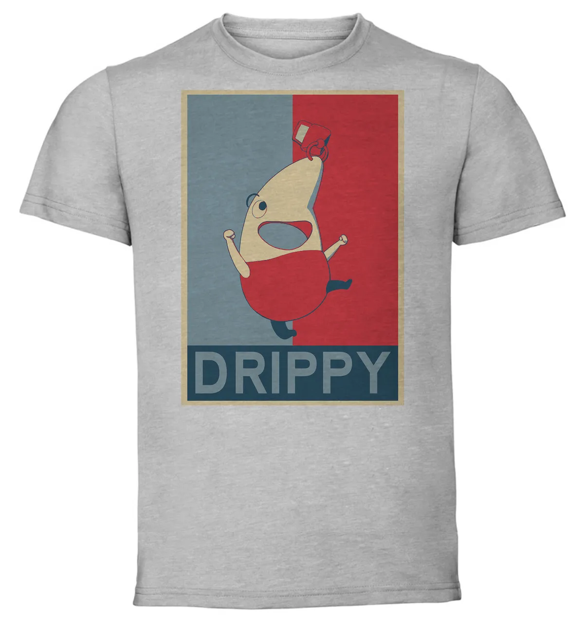 T-Shirt Unisex - Grey - Propaganda - Ni No Kuni Drippy