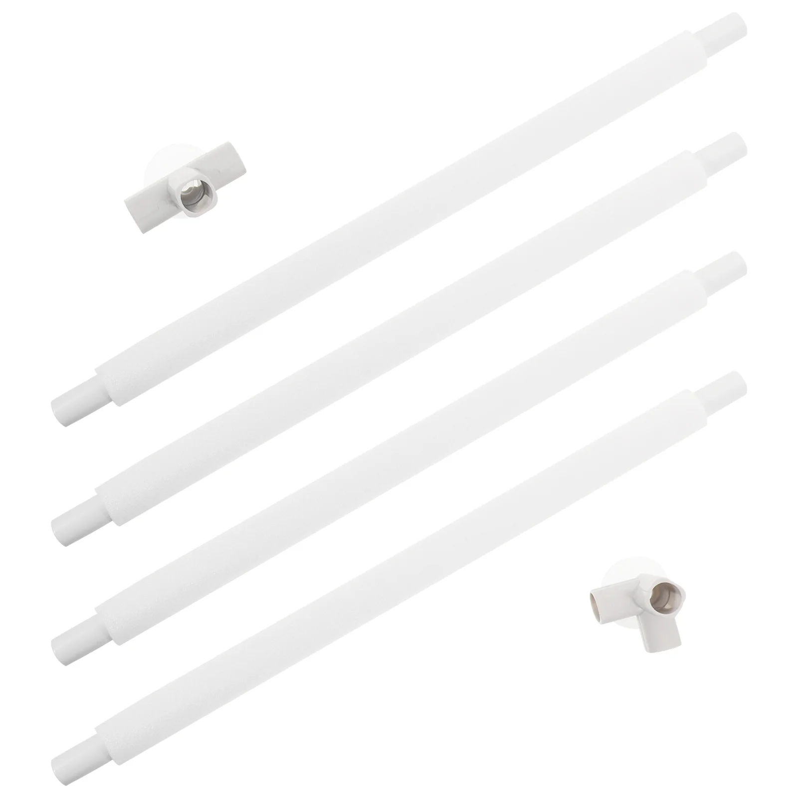 1 set di accessori per tubi per recinzione di sicurezza per bambini avvolti in spugna per box in acciaio inossidabile, ricambio per box box