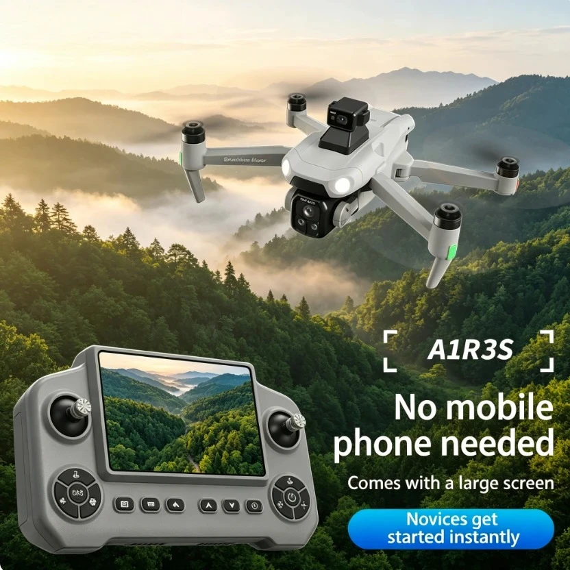 Drone App Rc Fpv - Original A1R3S GPS Foldable Drone Large