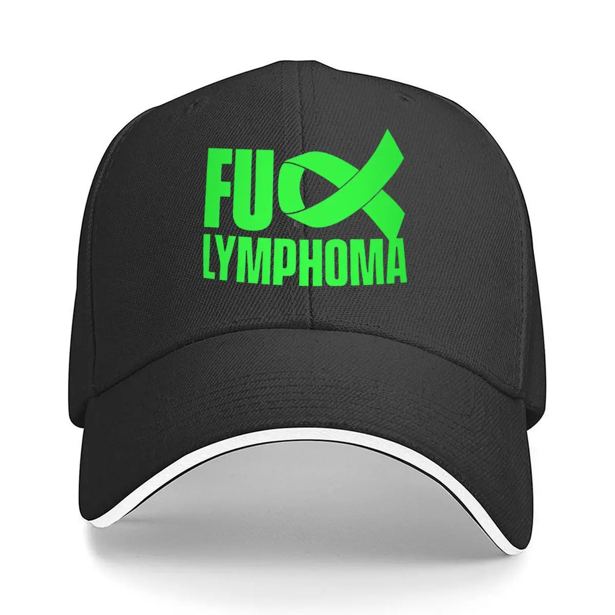 

Lymphoma - Bold, Text - Themed Design Sandwich Baseball Cap