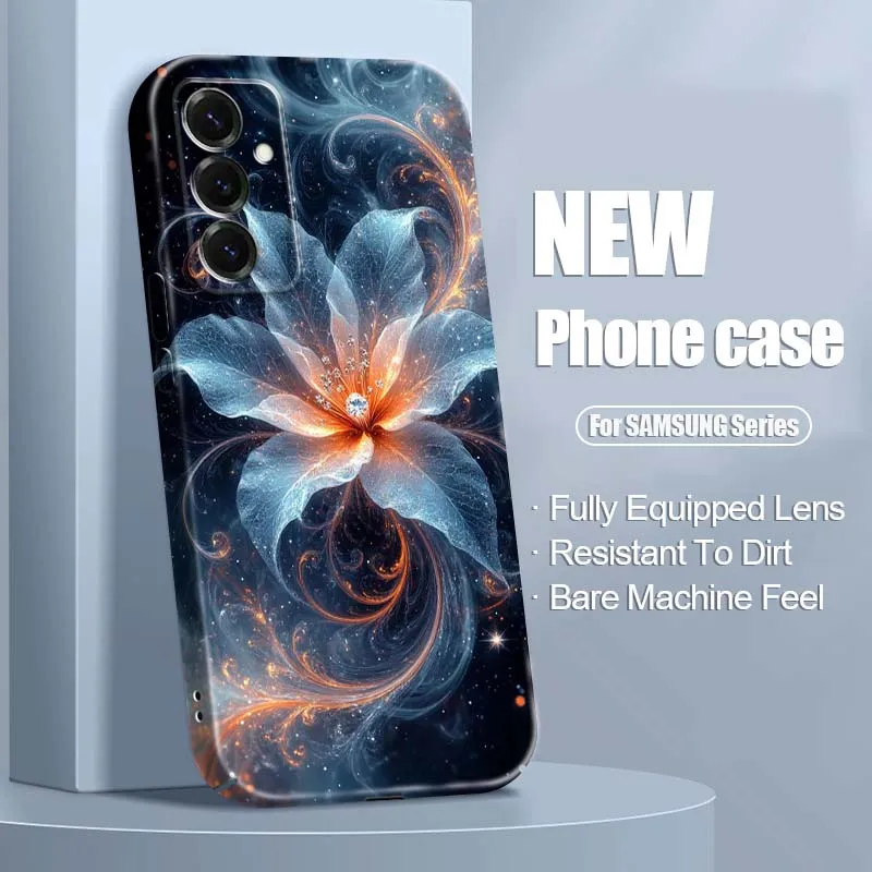 

Sparkling Beautiful Flower For Samsung A73 A57 A56 A55 A53 A51 A37 A36 A35 A26 A21s A16 A15 A07 5G Feilin Shell Phone Case