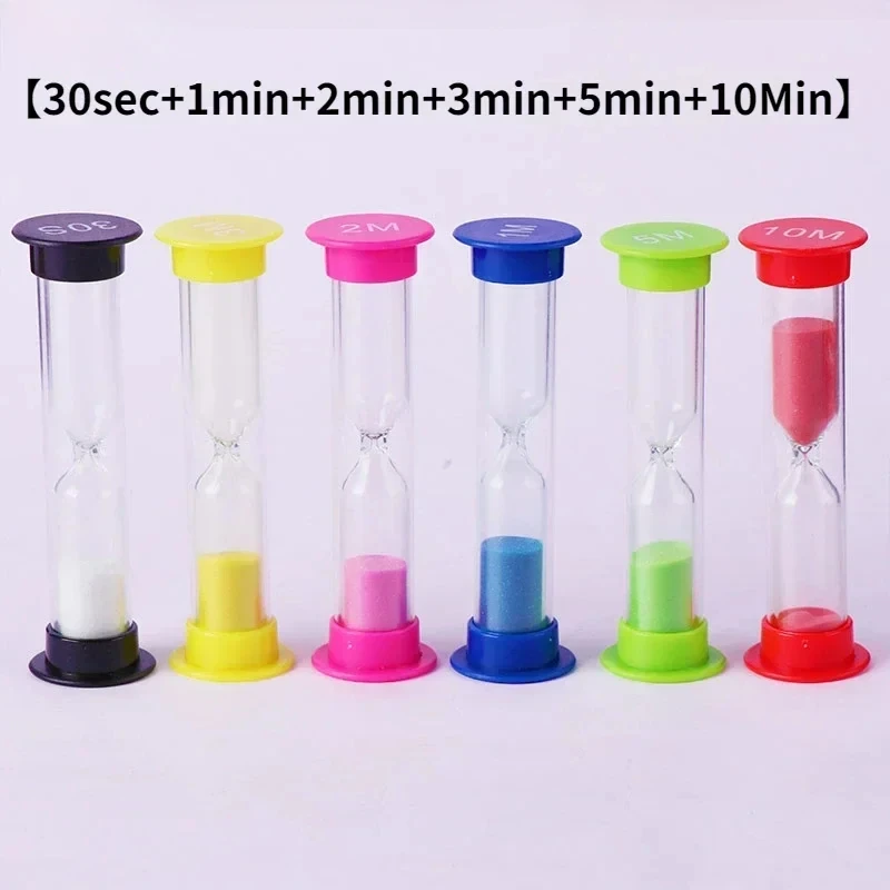 Sand Timer Small 30 Seconds/1 Minute/2 Minutes/3 Minutes/5 Minutes/10 Minutes Sand  Meter Clock Hourglass Clocks Home Decor