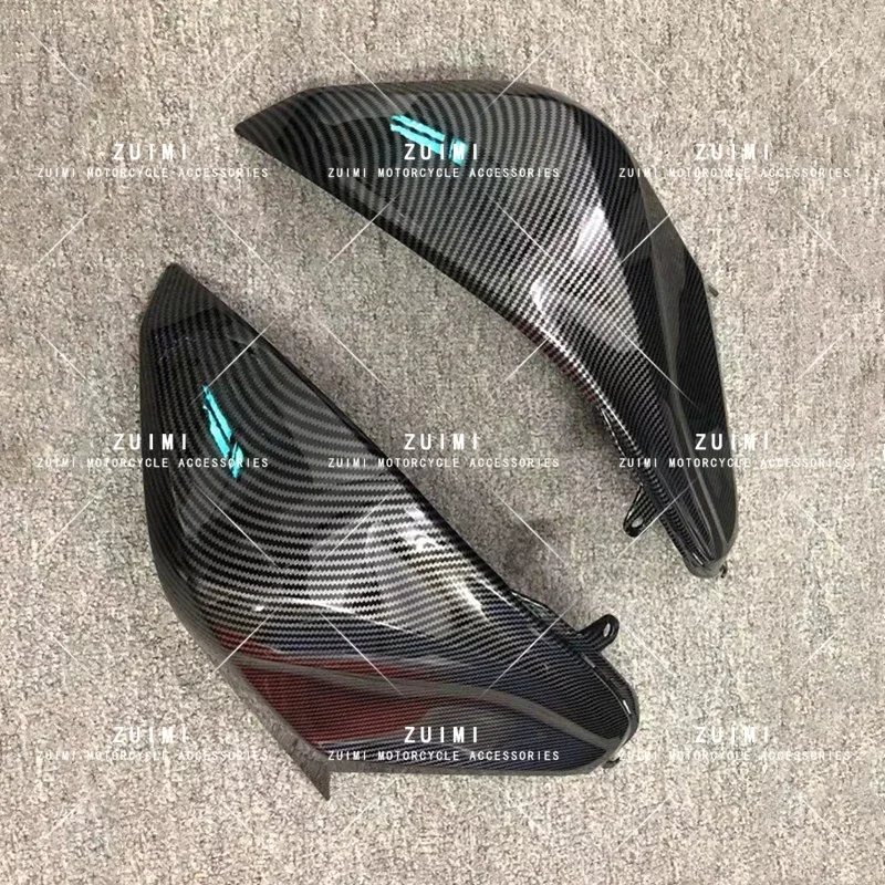 Carbon Fiber Paint Gas Tank Side Cover Panel Trim Fairing Cowl Fit For Kawasaki Z800 2013-2014-2015-2016