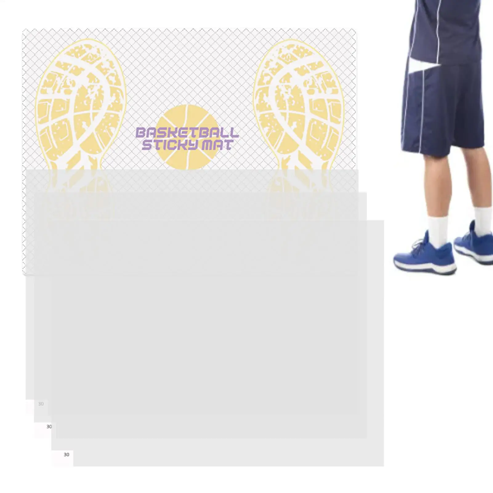 الحصير لزجة للأحذية كرة السلة الحصير لزجة للأحذية عدم الانزلاق 45x33 سنتيمتر كرة السلة حذاء قبضة الوسادة ﻿