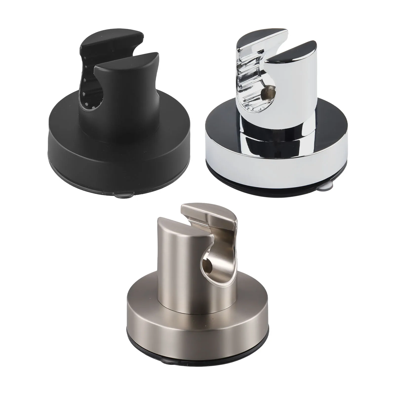 Shower Head Holder Powerful Suction Cup Shower Seat Chuck Holder Universal Sucker Shower Head Bracket For Bathroom Accessories