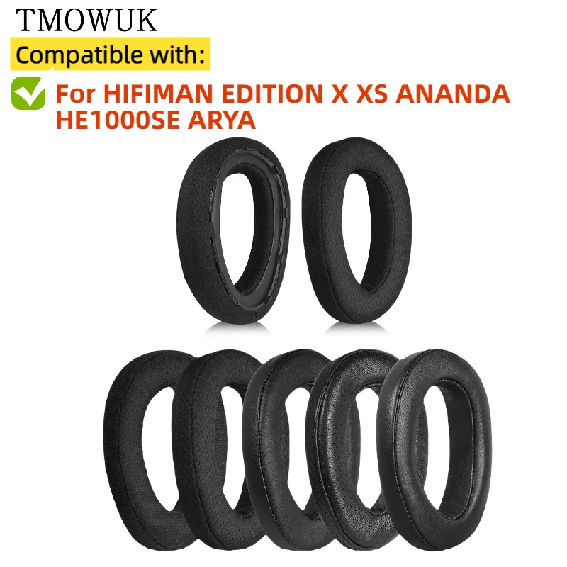 

Cooling Gel Football mesh memory sponge Ear Pads for HIFIMAN EDITION X XS ANANDA HE1000SE ARYA Headphone earmuff ear cushions