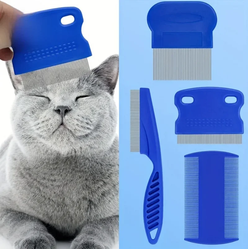 4Pcs Pet Comb Beaut…