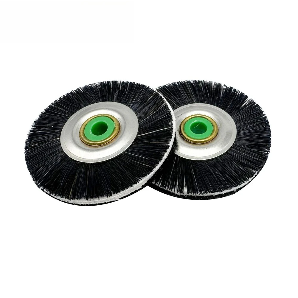 1/5/10 Pieces Black Bristle Polishing Brush with Cloth Inside for Metal Gold Silver Cleaning Buffing Professional Jewelry Tools