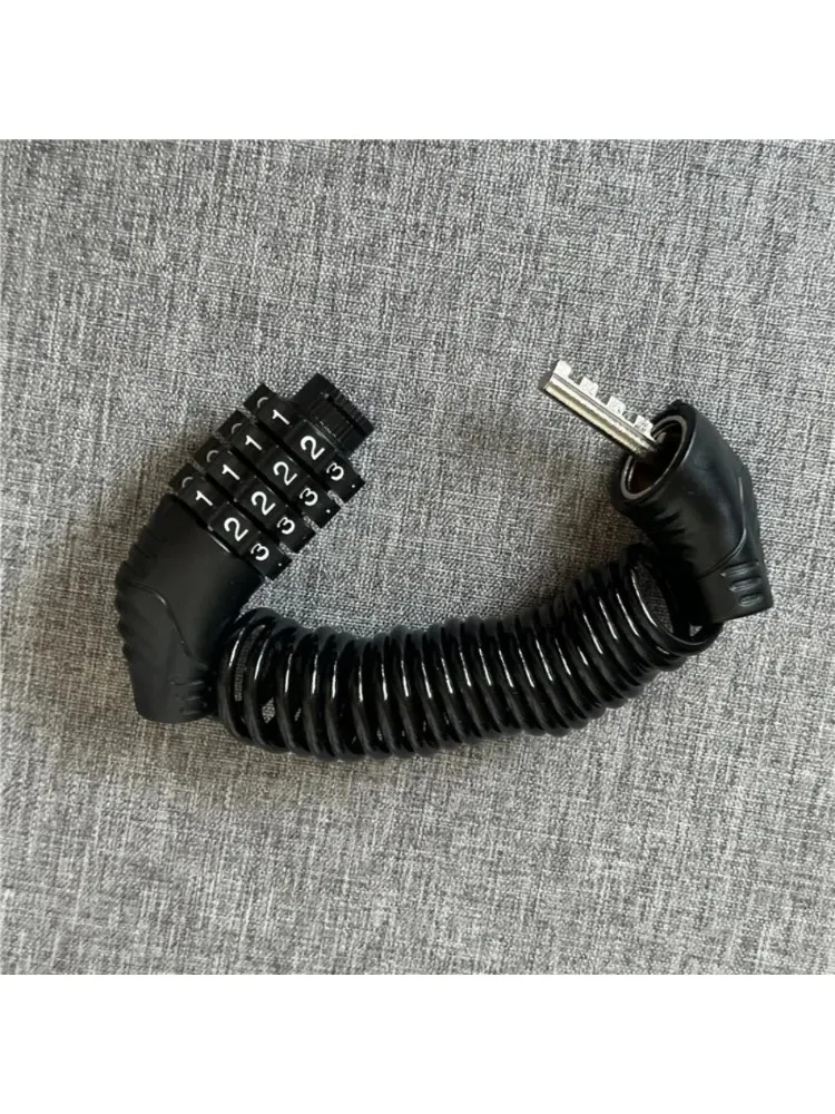 AliExpress NONE Portable Anti-theft Cable Lock 4 Digit Password Combination Durable Classic Helmet Lock Chain Used For Scooter Bike Motorcycle