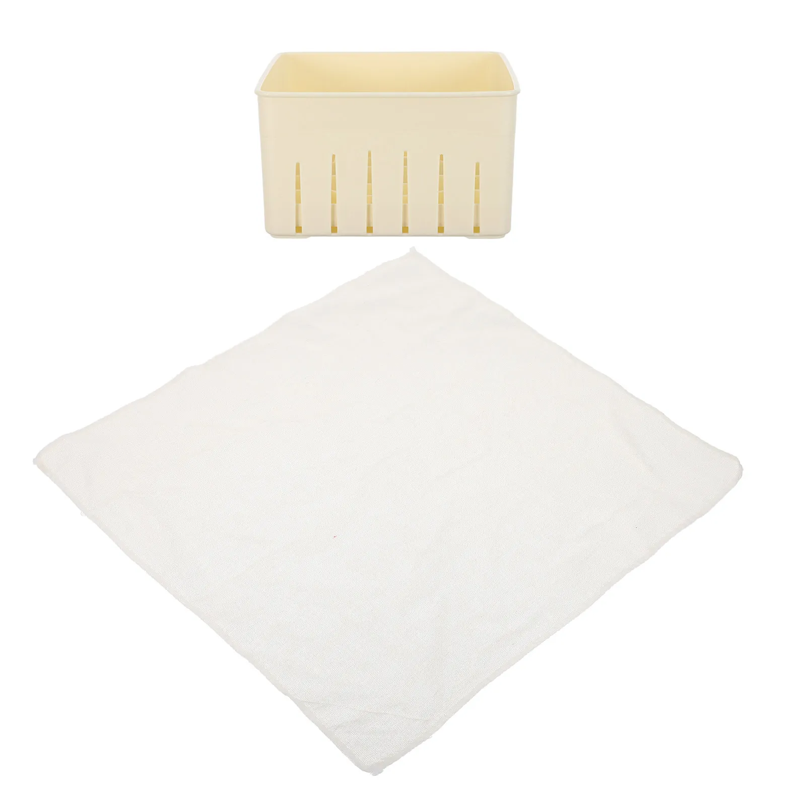Tofu Press Mold Set with Cheesecloth Reusable Soybean Curd Maker for Homemade Tofu Cheese Kitchen DIY