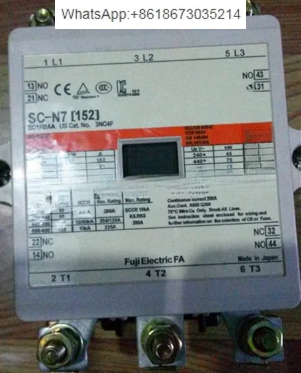 

Контактор переменного тока SC-N7 AC110V 220V 380V