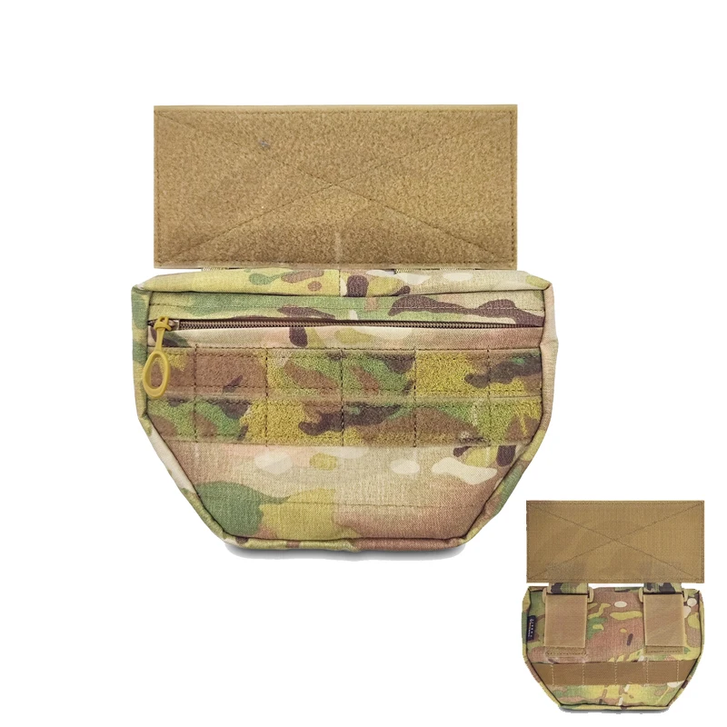 

Airsoft Abdominal Pouch Tactical Chest Rig Hanging Fanny Pack Plate Carrier Gear Vest EDC Molle Storage Drop Down Waist Bag