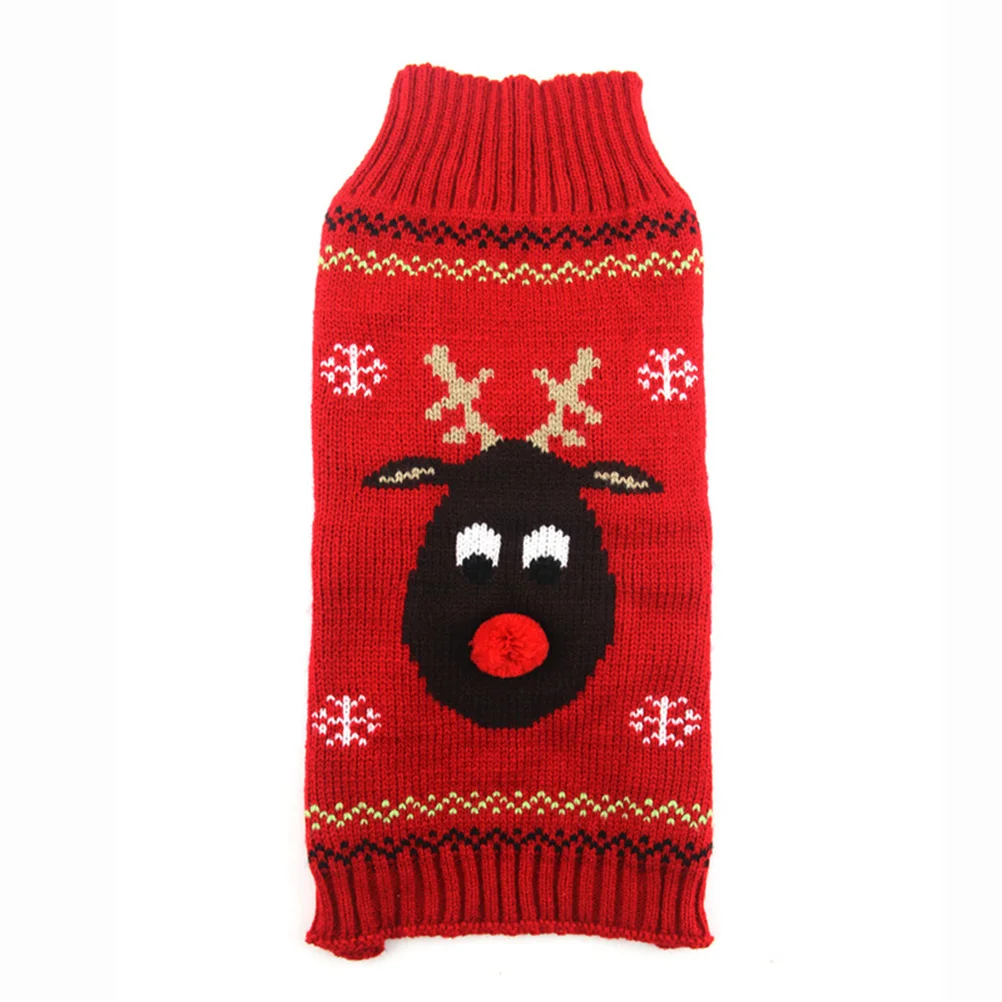 

Pet Christmas Clothes Winter Dog Sweater for Small Large Dogs Puppy Clothing Sweaters Dog Clothes Holiday