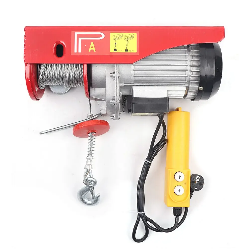 Elektrische Winde 400-800KG Elektrischer Seil-Gerüst-Hebezug 220V 1450W Seilwinde Kranwinde Aufzug Langlebig – Detail 1