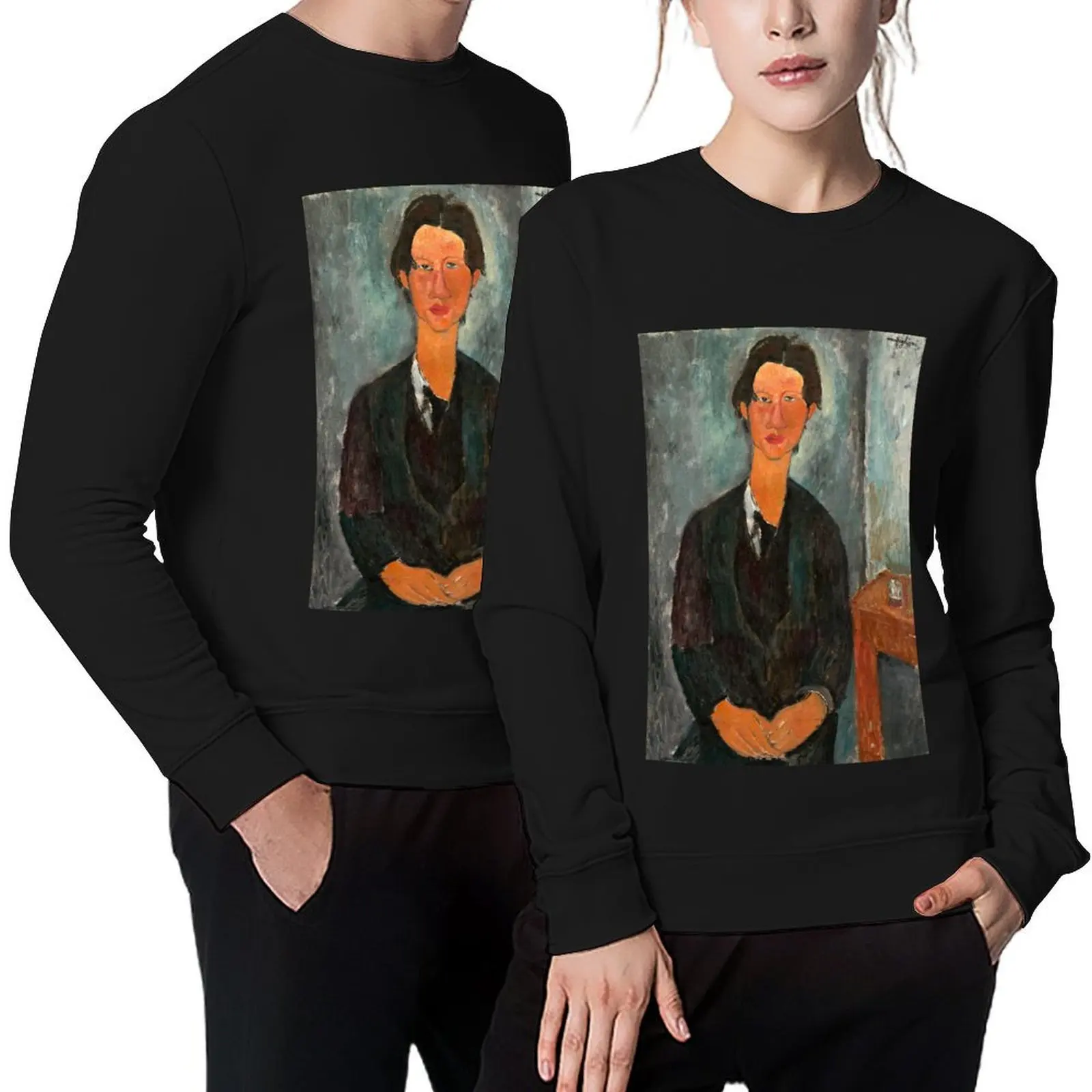 

Chaim Soutine by Amedeo Modigliani, 1917 Pullover anime clothing men clothing autumn new products blouse sweatshirts men