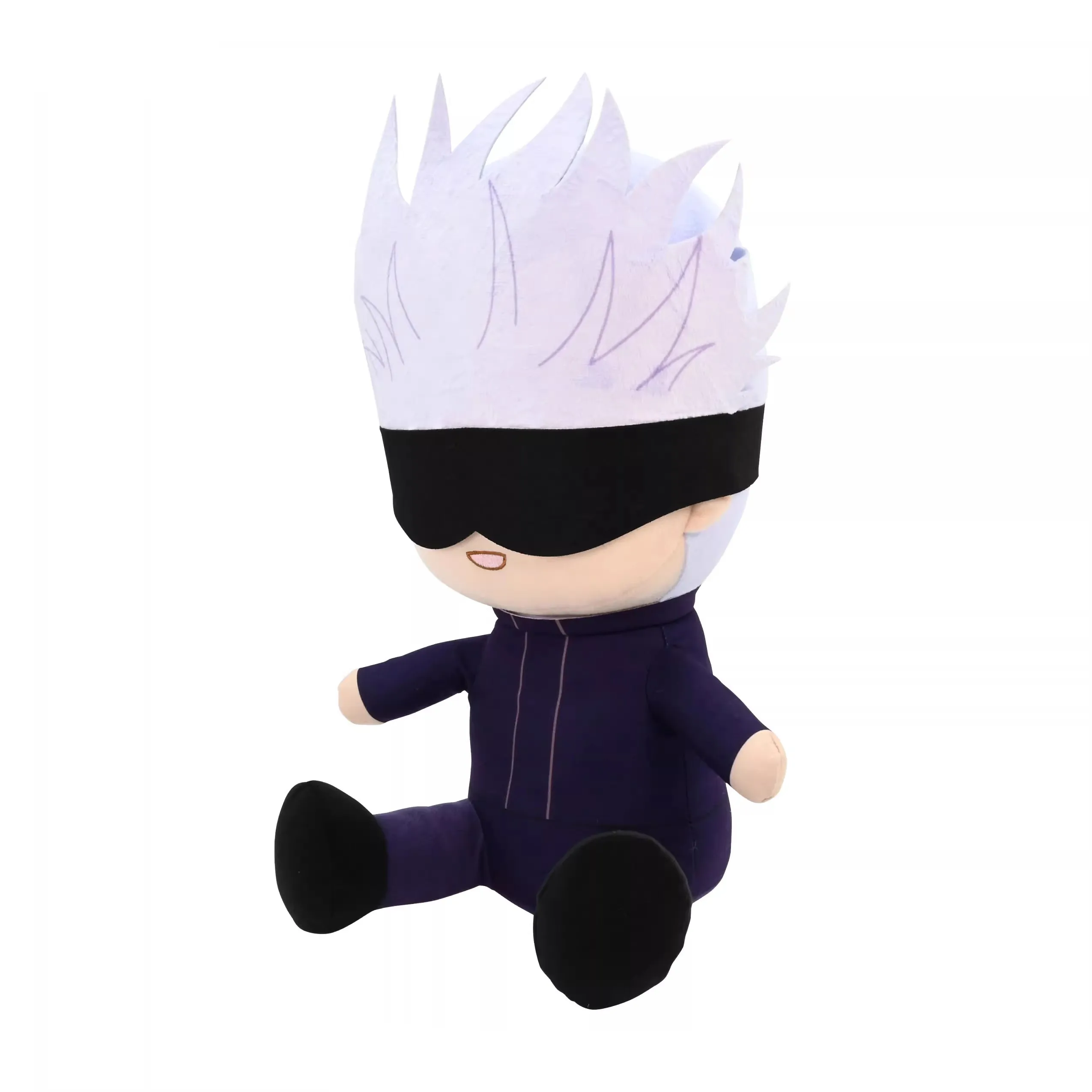 جديد أنيمي ساتورو جوجو قناع عين أسود أفخم للفتيات الفتيان الاطفال محشوة لعب الأطفال الهدايا 30 سنتيمتر