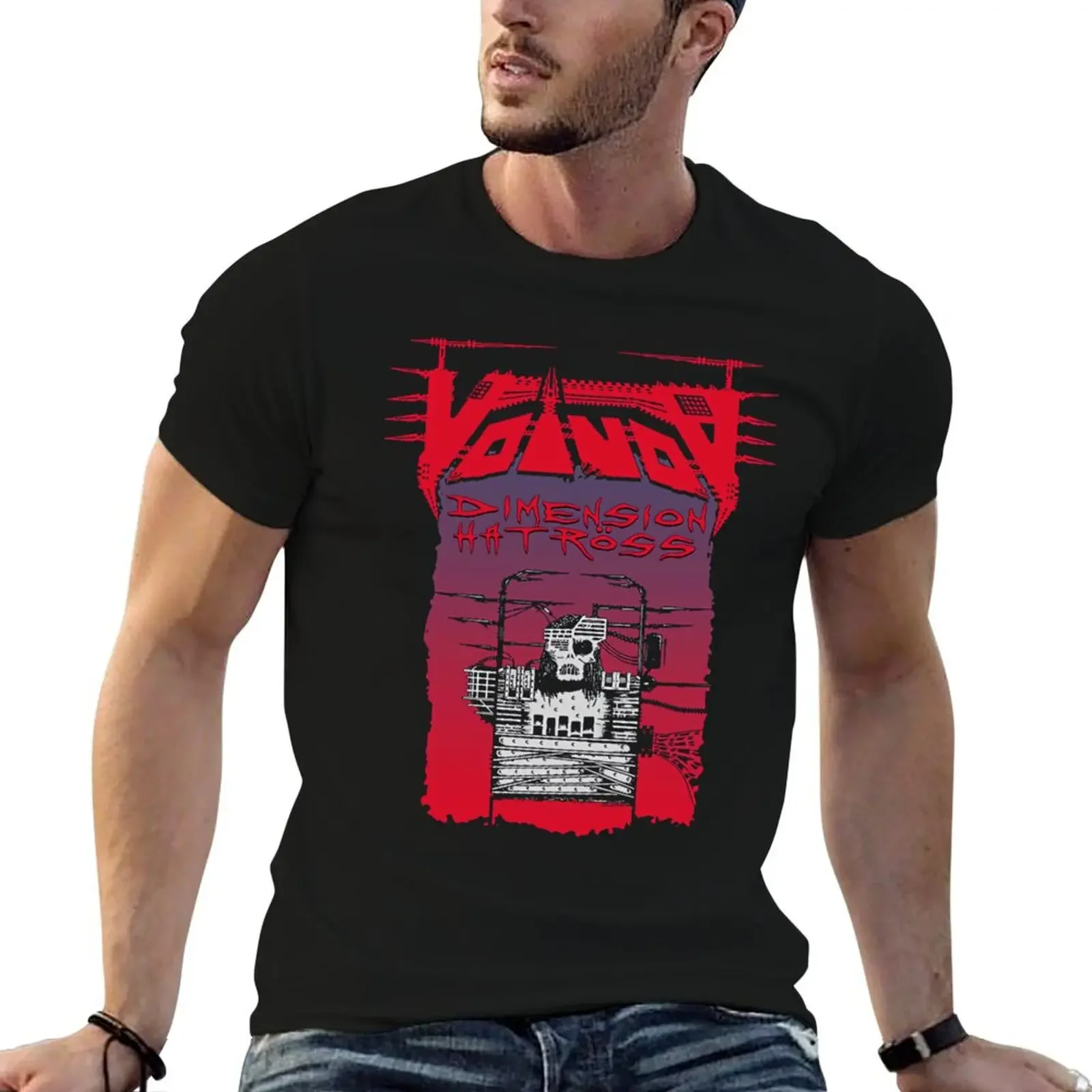 Hatross Dimension voivod T-Shirt customs design your own cute tops Aesthetic clothing shirts men graphic