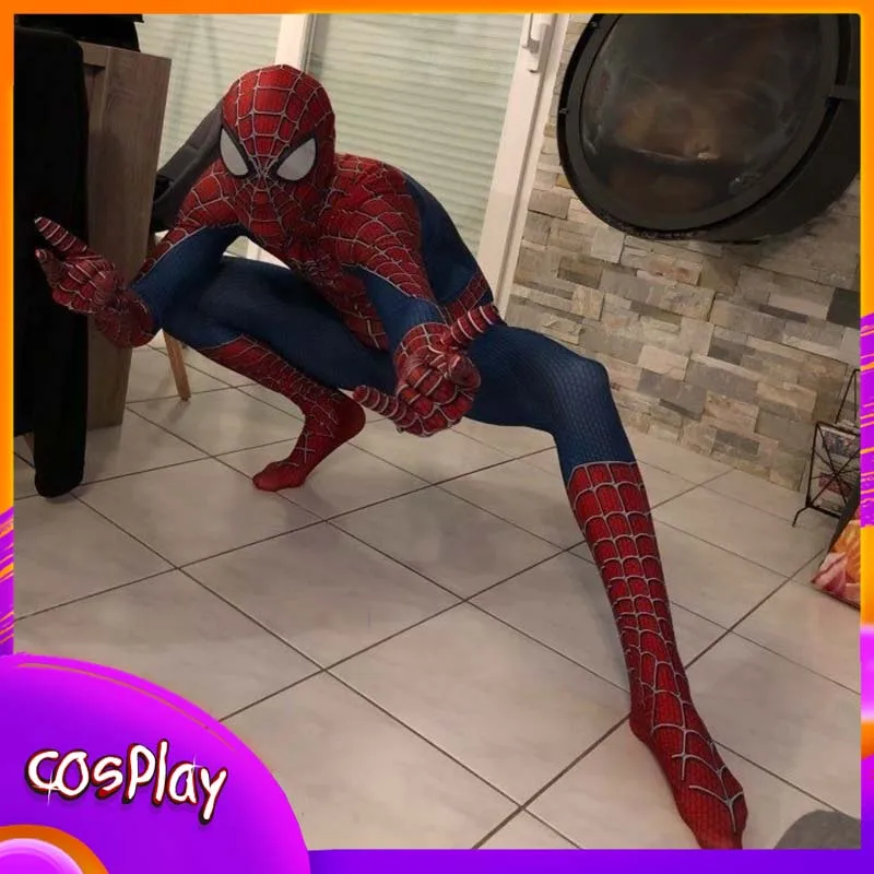 

Костюм Человека-паука Питера, комбинезон для косплея, на Хэллоуин, карнавал, Комик-Кон, маскарад, реквизит для вечеринки, подарок