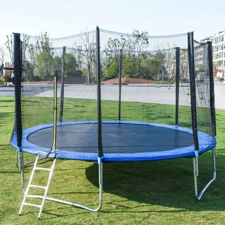 china wholesale hot sale round commercial professional lower price big outdoor kids jumping bed frame trampolines