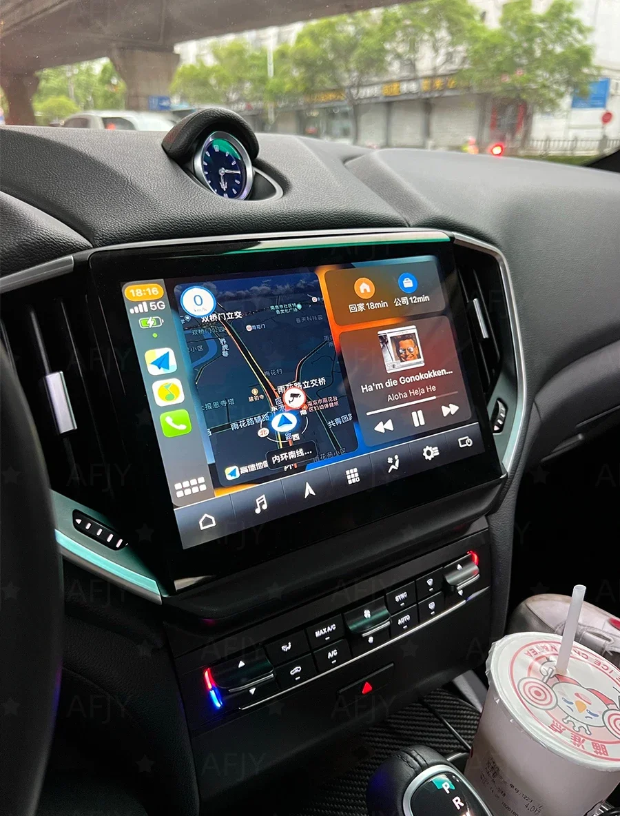 Pantalla Qualcomm Blu-Ray de 10.26 pulgadas para Maserati Ghibli 2014-2020, Carplay, Android Auto, radio para coche, reproductor multimedia estéreo, GPS, navegador.