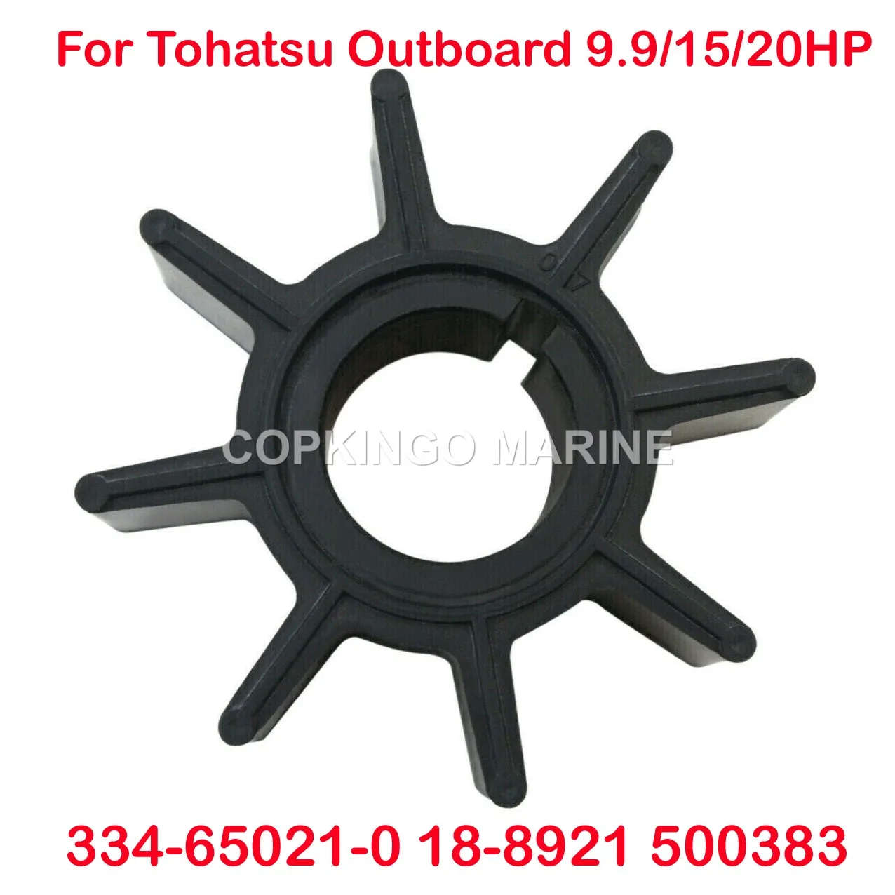 

Boat Water pump impeller for Tohatsu Nissan outboard (9.9HP/15HP/20hp) 334-65021-0 18-8921