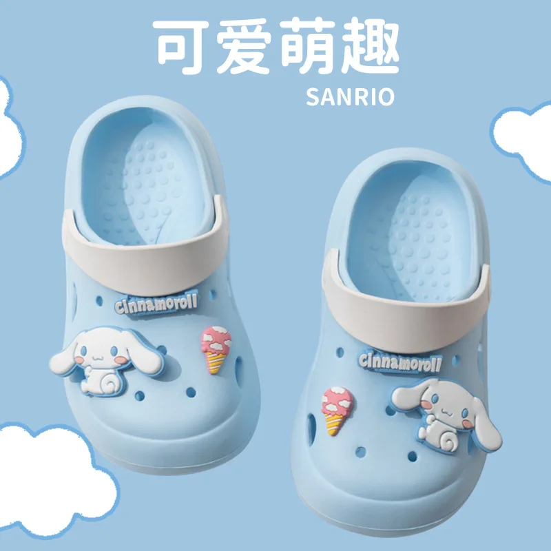 

Sanrio Children Slippers Cinnamoroll My Melody Cartoon Anime Cute Kawaii Summer Beach Play Lightweight Non-Slip Shoes Girls