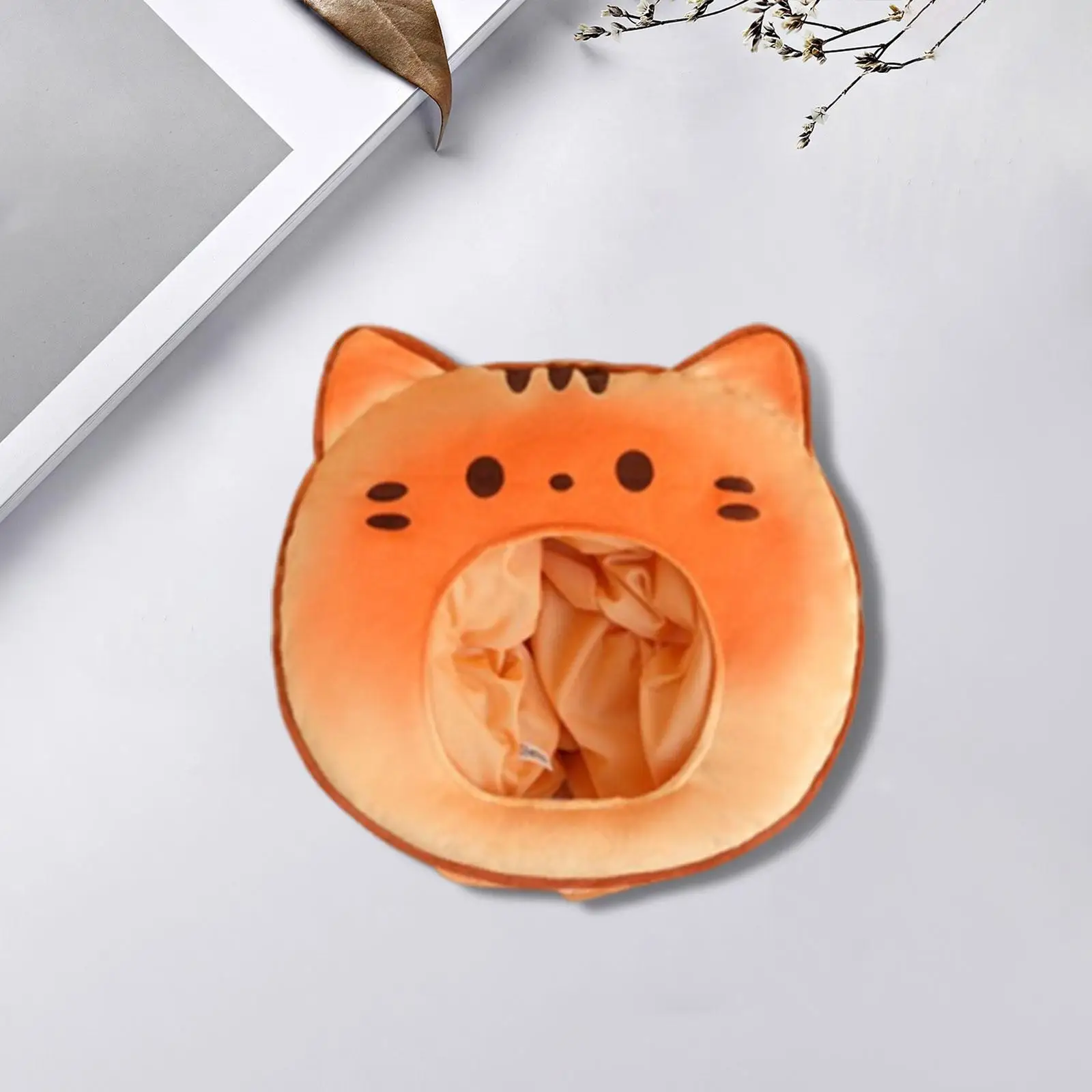 

Plush Cat Headwear Hat Comfortable Boys Girls Photo Prop, Lovely Dress up Headwear Party Cosplay Hat for Party Stage Performance