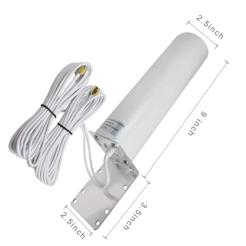 700-2700MHZ 4g LTE External Antenna Outdoor Dual Cable SMA/TS9/CRC9 Mimo 4g Mobile Phone Signal Booster For Cell Phone