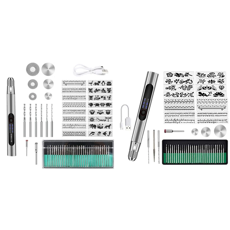ABSS-Engraving Pen, Customizer Engraving Pen, Engraving Pen For All Materials,Cordless Engraving Pen Kit Engraving Tool Set