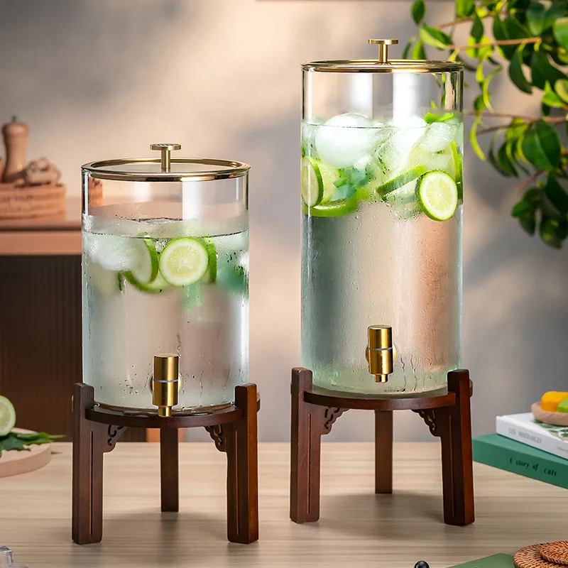

Large capacity, with faucet, cold kettle, glass bubble, beverage bucket, high temperature resistance