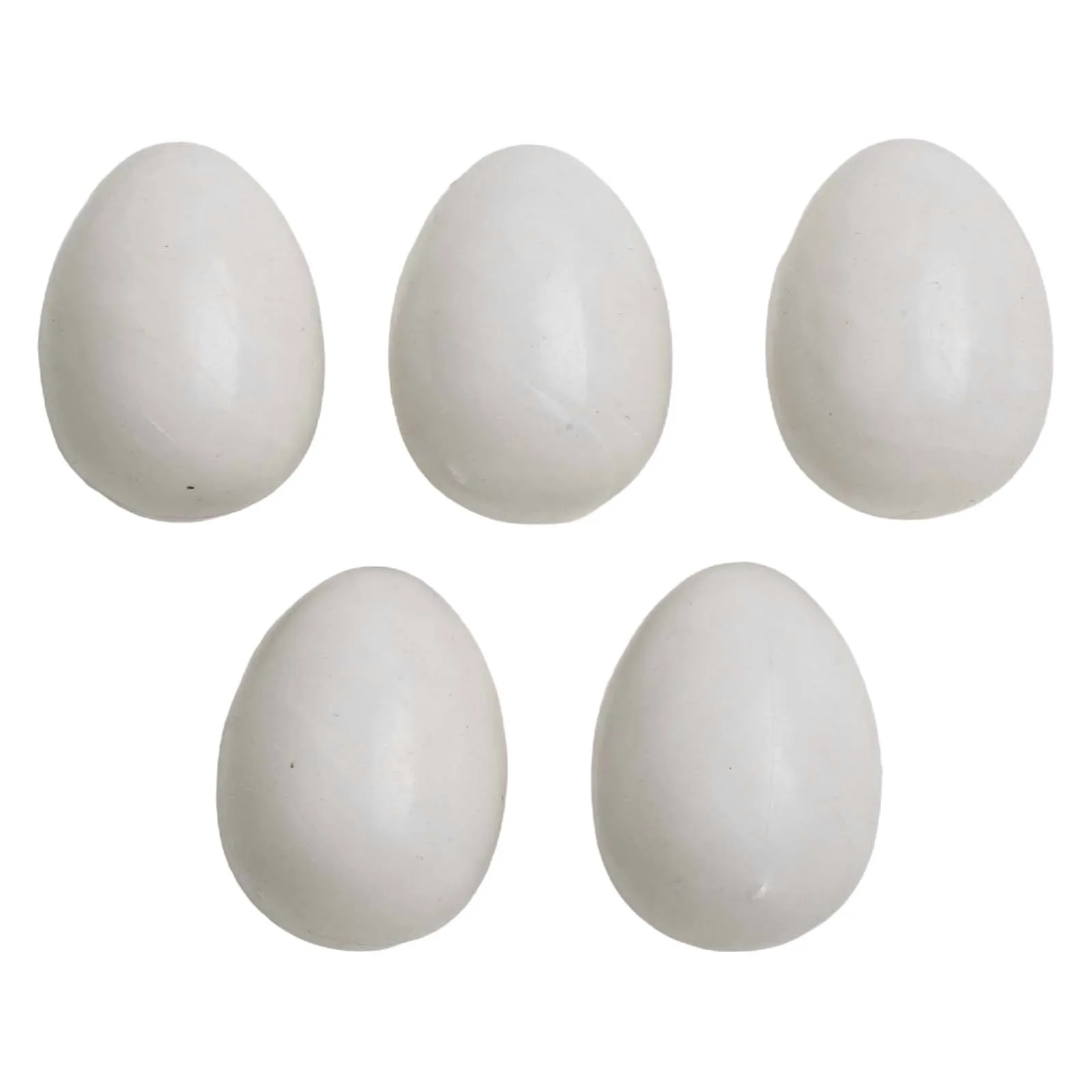 Pack of 12 Simulated Plastic Pigeon Eggs for Hatching Training Fake Eggs Intended for Pigeon Care and Incubation Support