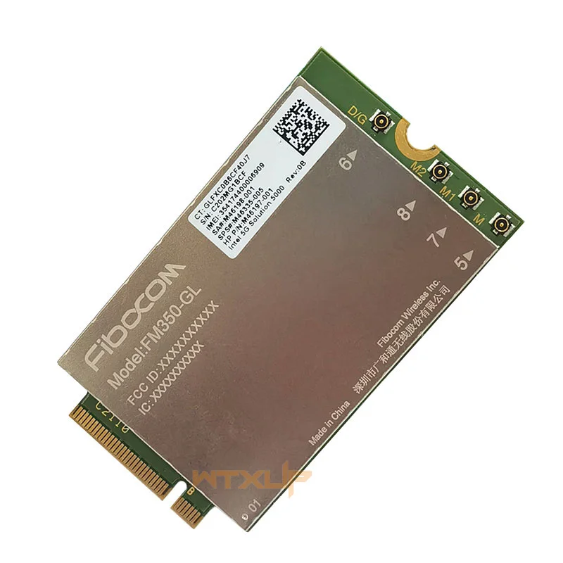 Imagem -02 - Usado para hp X360 830 840 850 g7 M.2 5g Módulo Lte Wcdma 4x4 Mimo Gnss Wwan Card Fm350-gl