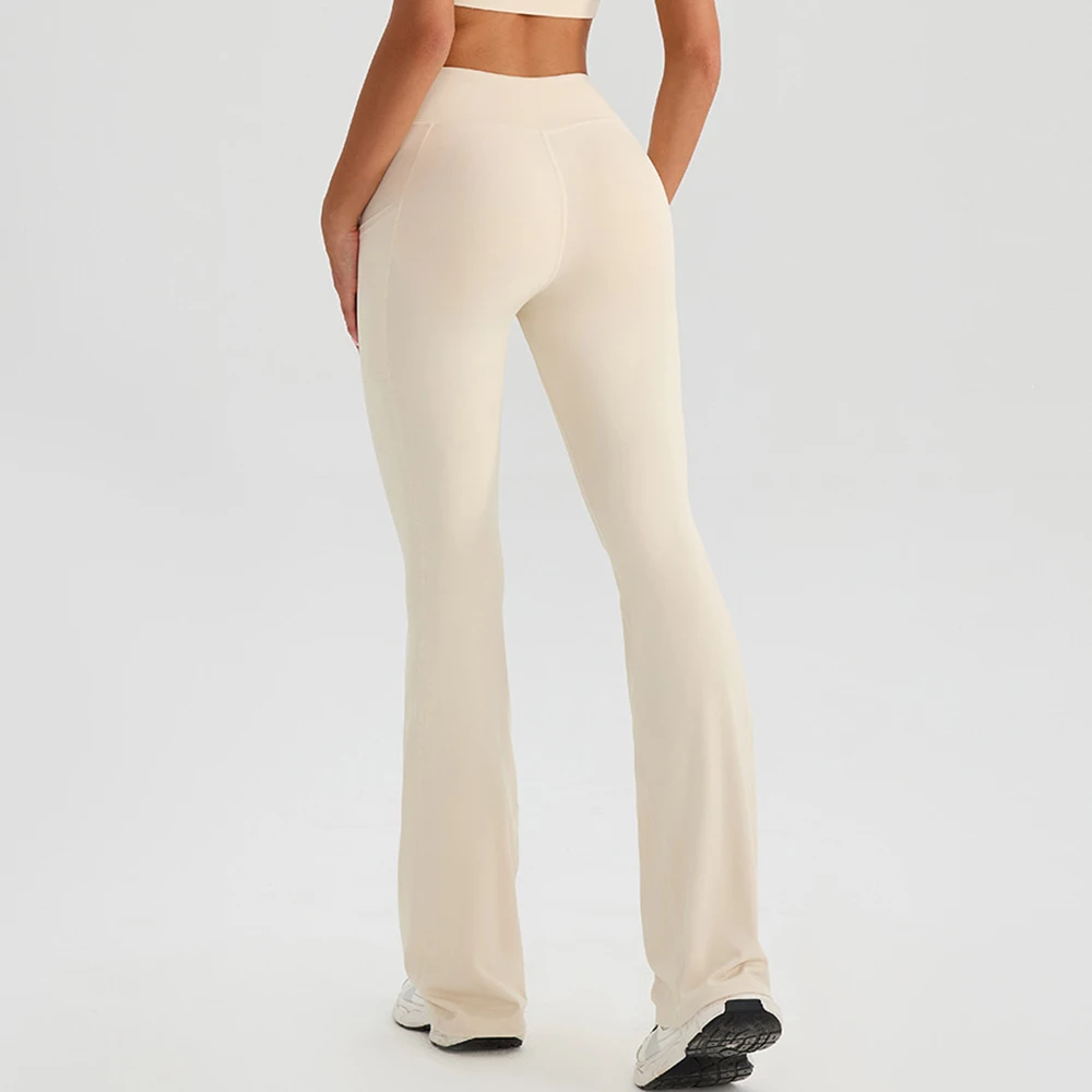 

Брюки для йоги с подтяжкой ягодиц, расклешенные леггинсы, женские широкие брюки с высокой талией, женские брюки для тренажерного зала, фитнеса, спортивные расклешенные брюки для танцев, расклешенные брюки