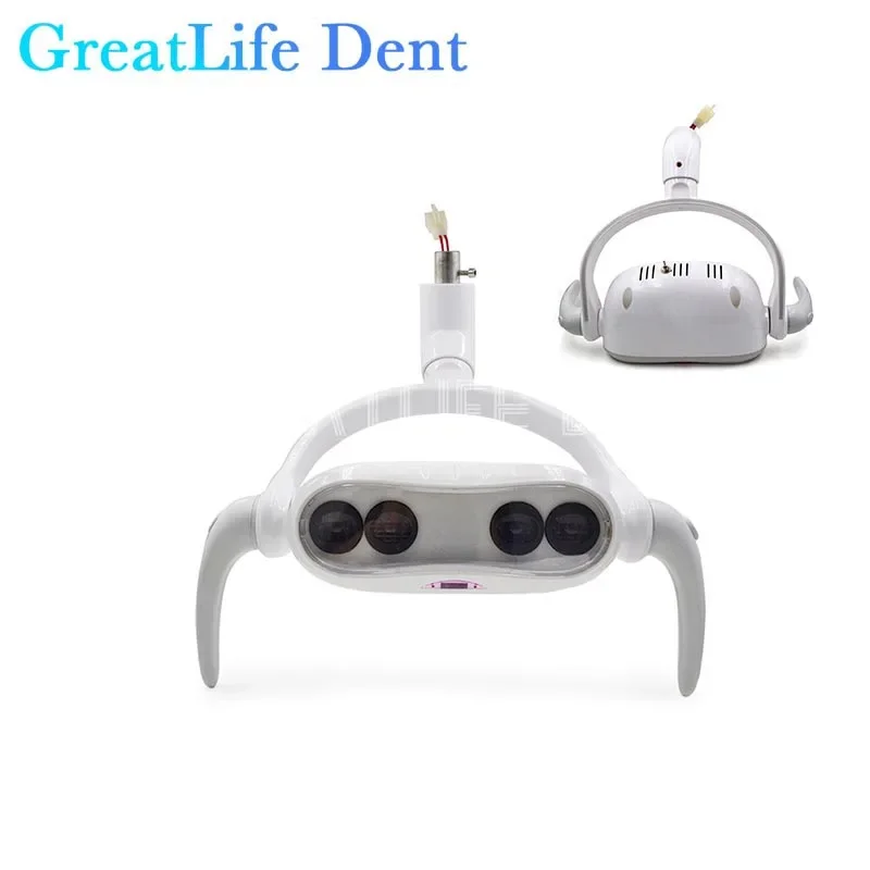 

GreatLife 6300k 15w Dental Chair Unit Dental Operation Lighting Led Lamp 4pcs Chips Induction Oral Dental Lamp Dental Led Light