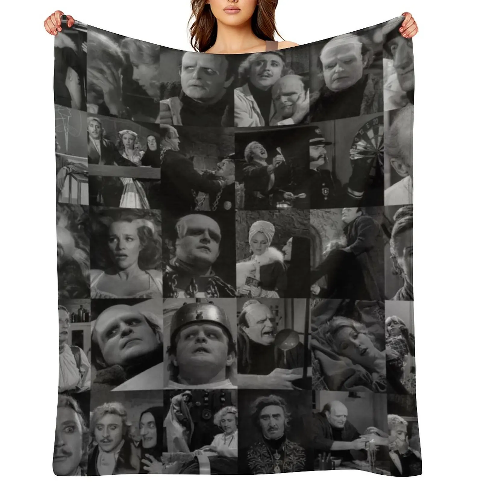 

Young Frankenstein Throw Blanket Furry for sofa Sofa Throw Thermals For Travel Blankets
