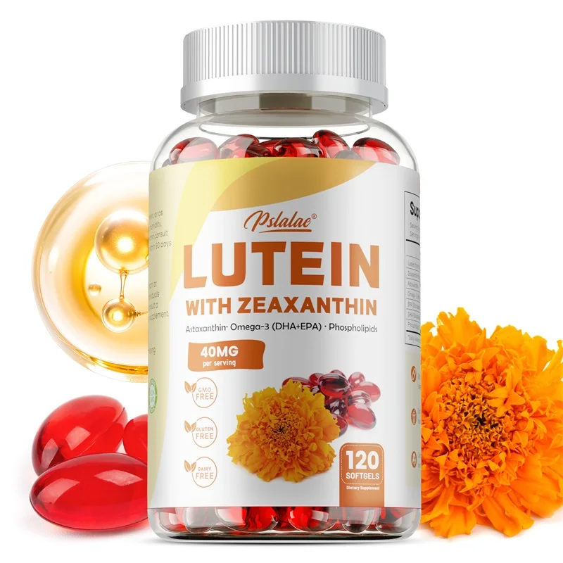 

Капсулы Lutein & Zeaxanthin — снятие стресса, защита от синего света, напряжение глаз, сухие глаза, снимают стресс, здоровье, зрение