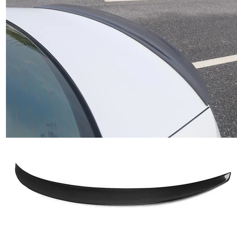 

Carbon Fiber Car Rear Roof Wing Trunk Spoiler Decklid Lid Trim Splitter Lip For BMW G20 330i G80 M3 2019-2024 PSM Style