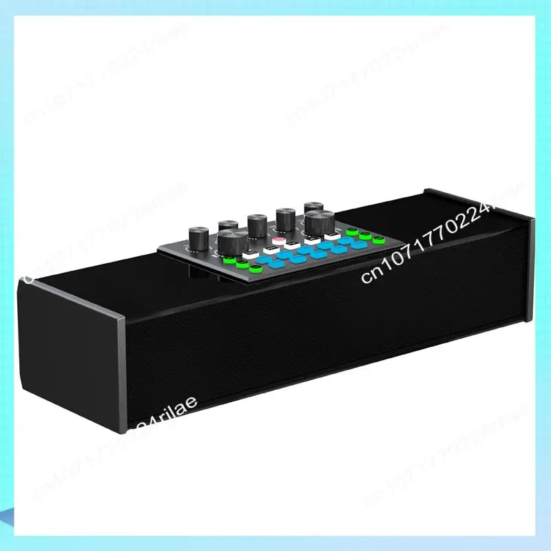 A17Z SY168サウンドカード ライブ配信スピーカー 多機能オールインワン ポータブルBluetoothカラオケマシン 歌唱用