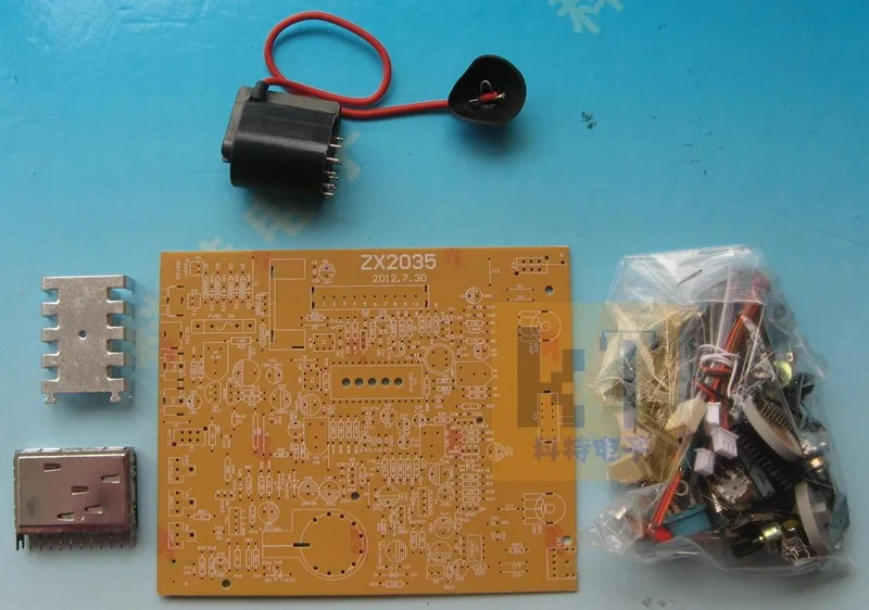 ZX2035 5.5 inch black and white TV main board electronic kit spare parts
