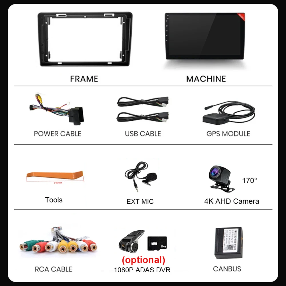 لسيتروين بيرلينجو 2 B9 بيجو بارتنر 2008-2018 2 Din أندرويد 4G Carplay واي فاي نظام تحديد المواقع والملاحة سيارة مشغل وسائط متعددة رئيس وحدة