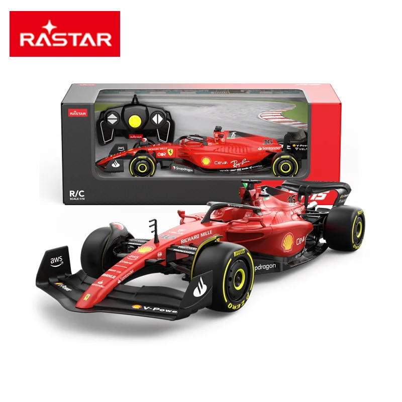 Nouveau en Stock Rastar 1:18 F1-75 Mcl36 Rb18 W11 Eq F1 télécommande course Simulation alliage Miniature modèle personnalisé enfant jouets cadeau