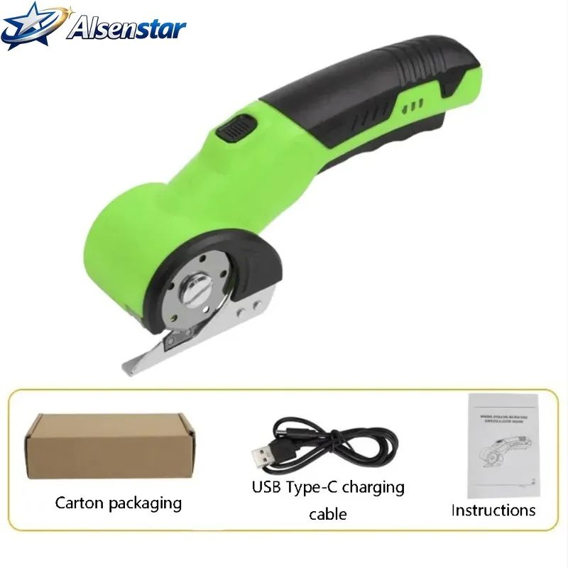 Cordless electric scissors are versatile tools for cutting leather carpets, rechargeable cardboard, machine fabrics, and more