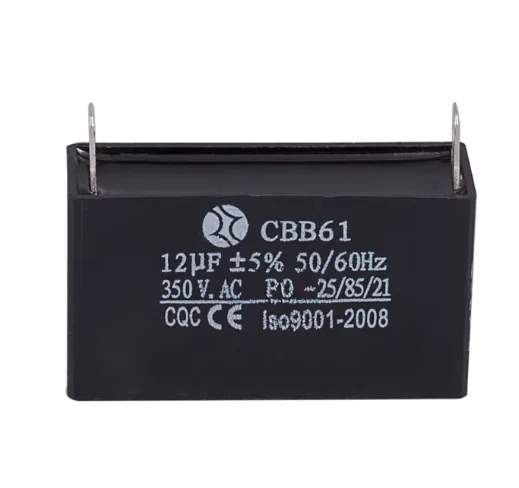 CBB61 Generator Capacitor Generator Starting Air Conditioning Motor Capacitor 350VAC 12UF
