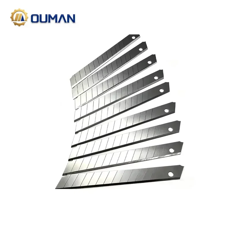 Custom Drawing Services OUMAN SK5 Steel Utility Knife Blades 9mm/18mm-100PCS Box | High Efficiency Cutting for Paper Leather