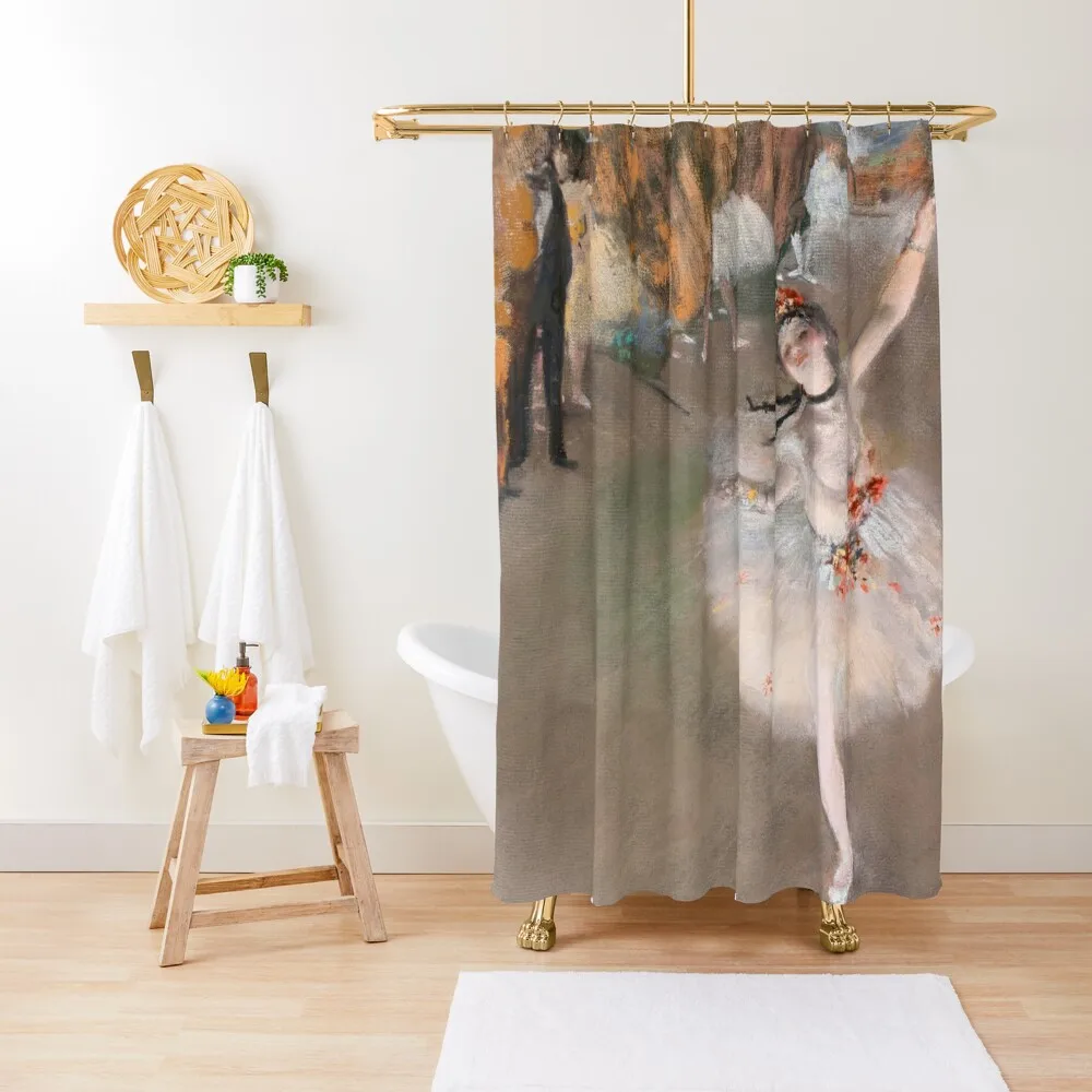 The Star Dancer on Stage Edgar Degas Ballet Shower Curtain For Bathroom Toilet Accessories Bathroom Bathroom Decor Curtain