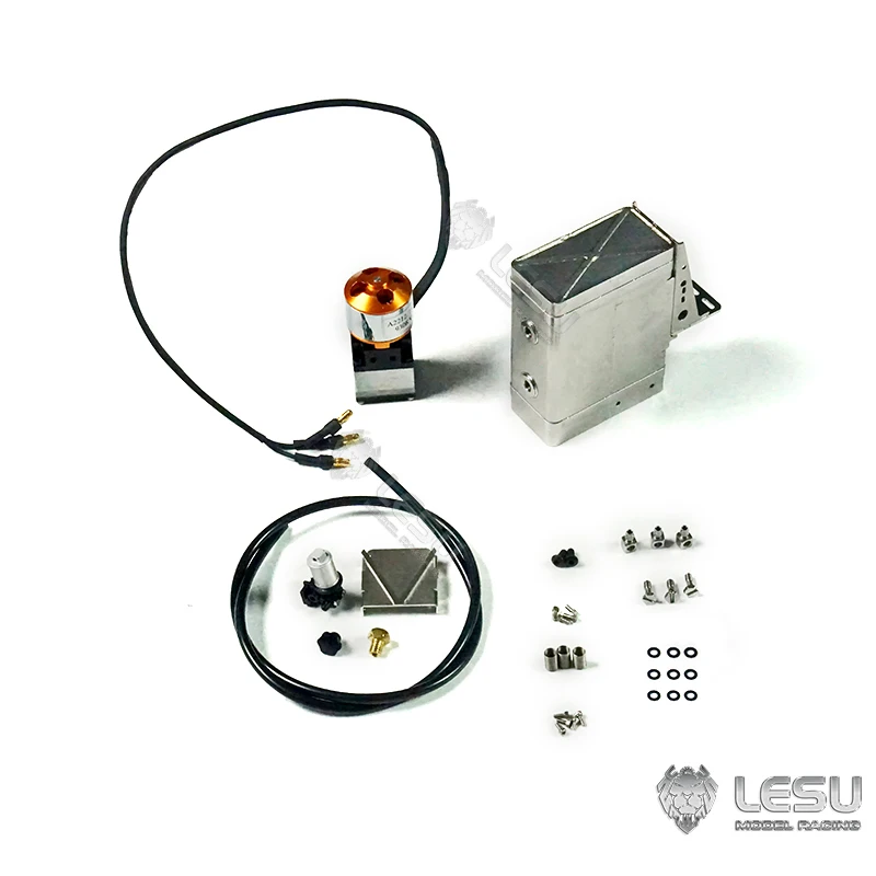 LESU RC Parts Hydrauliczna pompa oleju Zbiornik oleju do wywrotki Tamiyaya w skali 1/14 Zdalnie sterowany samochód Części zamienne Zabawki TH20600