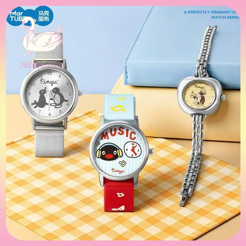Original Martube Pingu A Perfectly Ordinary Day Watch Series Watch Series Blind Box Watch Ornament Collect Toys Birthday Gifts view 2