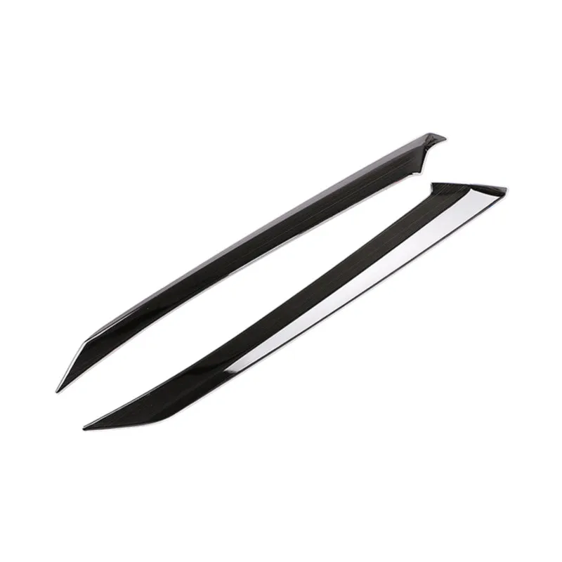 For Toyota Camry 2018 2019 Stainless Steel Front Headlight lamp strip cover Car Exterior Trim Sticker styling Accessories 2pcs