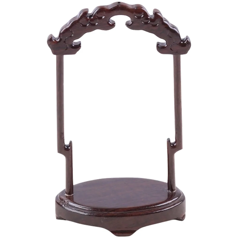 حامل مجوهرات خشبي حامل قلادة سوار منظم عرض الرف دائم عملي تخزين المجوهرات قلادة الوقوف